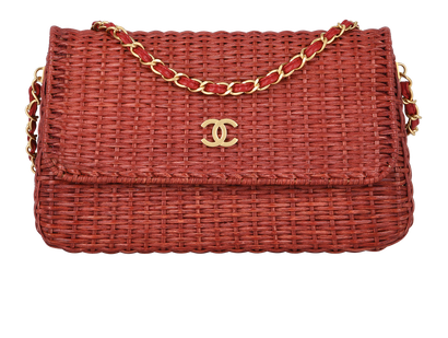 Vintage Wicker Flap, front view